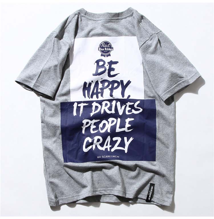 Men's casual cotton  T-shirt