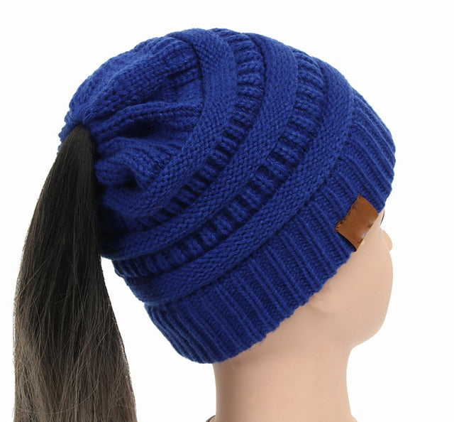 Premium Women Ponytail Beanie