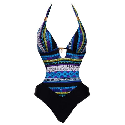 One Piece Swimsuit Brazilian Halter