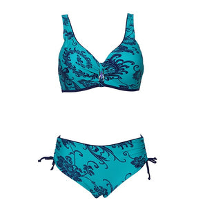 Plus Size Swimwear Print Bikinis