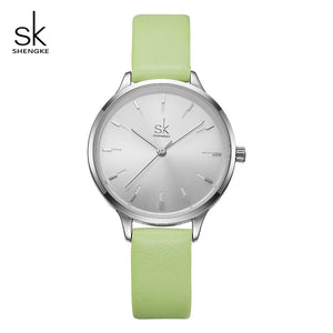 Leather Ladies Wrist Watch Relogio Feminino