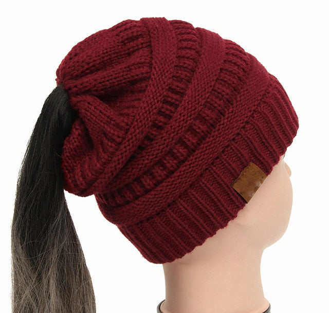 Premium Women Ponytail Beanie