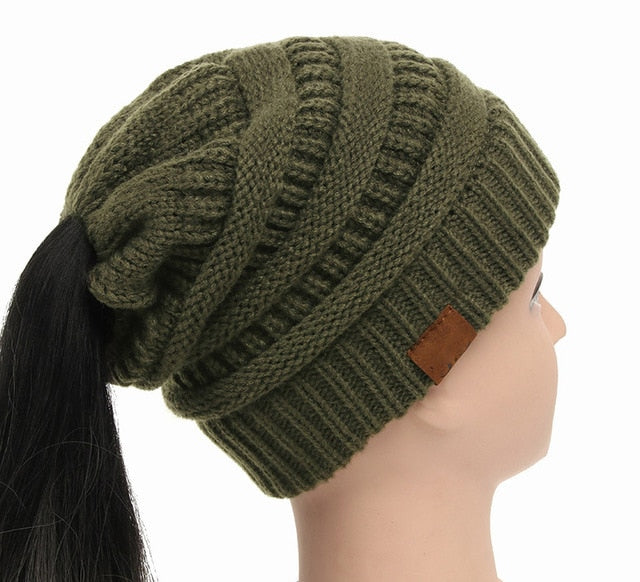 Premium Women Ponytail Beanie