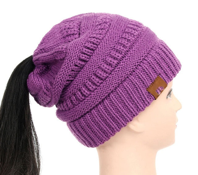 Premium Women Ponytail Beanie