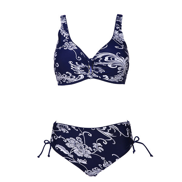 Plus Size Swimwear Print Bikinis