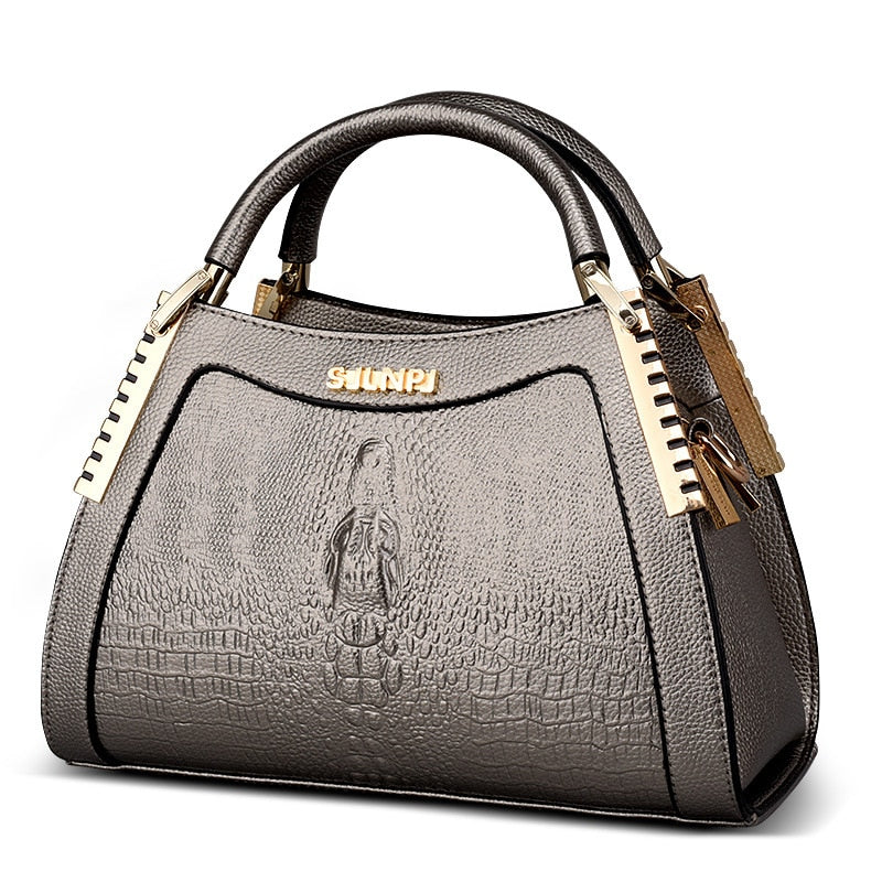 Extrem Alligator crocodile  Leather Handbag