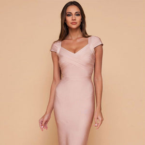 2019 Party  Red Bandage Dress