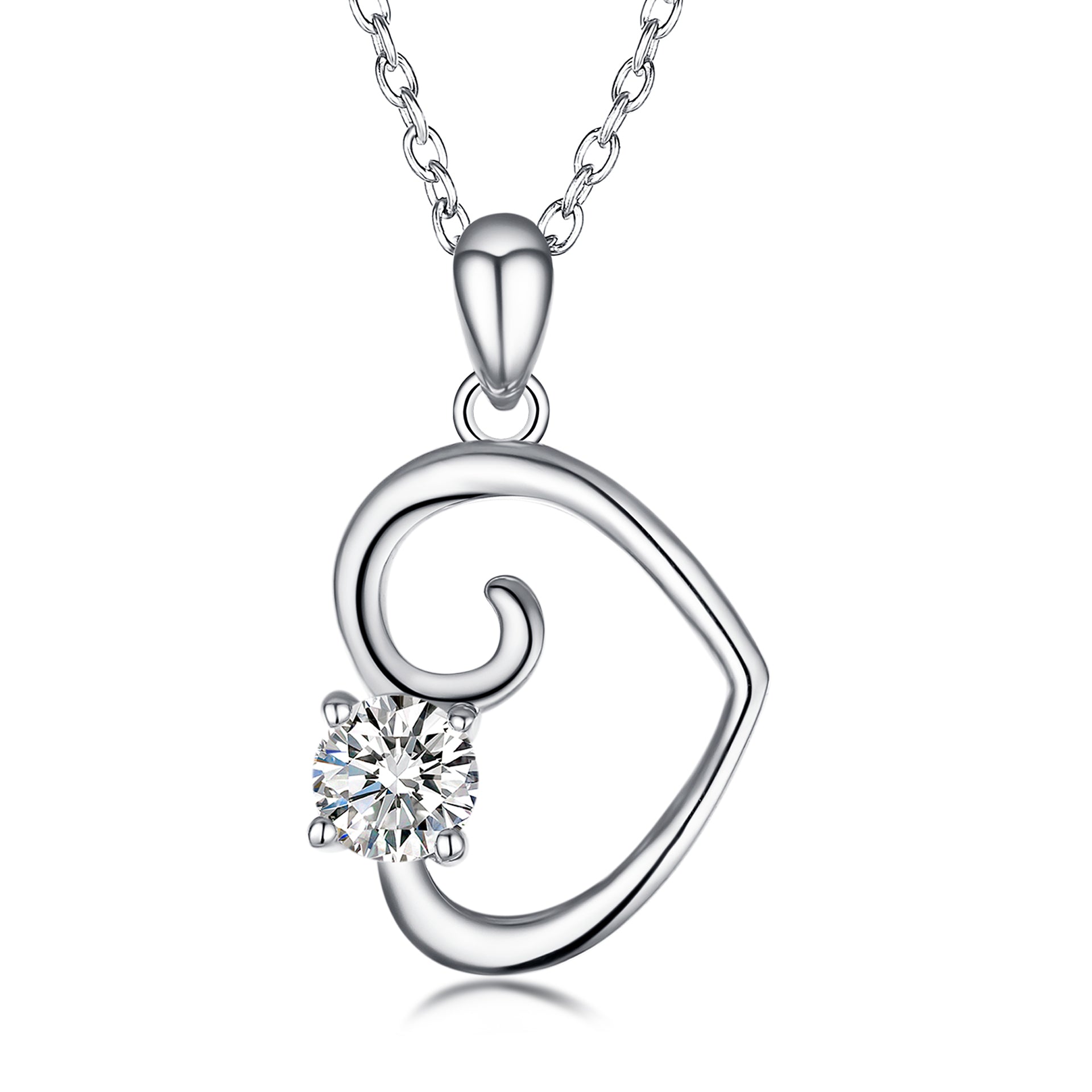 Heart 925 Silver Necklace