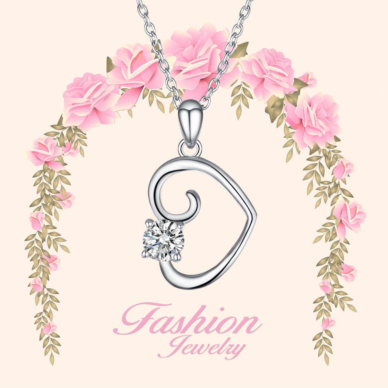 Heart 925 Silver Necklace