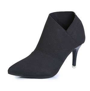 Retro High Heel Ankle  England Casual Boot