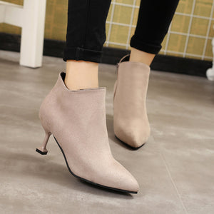 Martin Suede boots female European Style