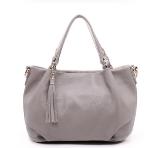 Sling Bucket Portable cowhide leather handbag