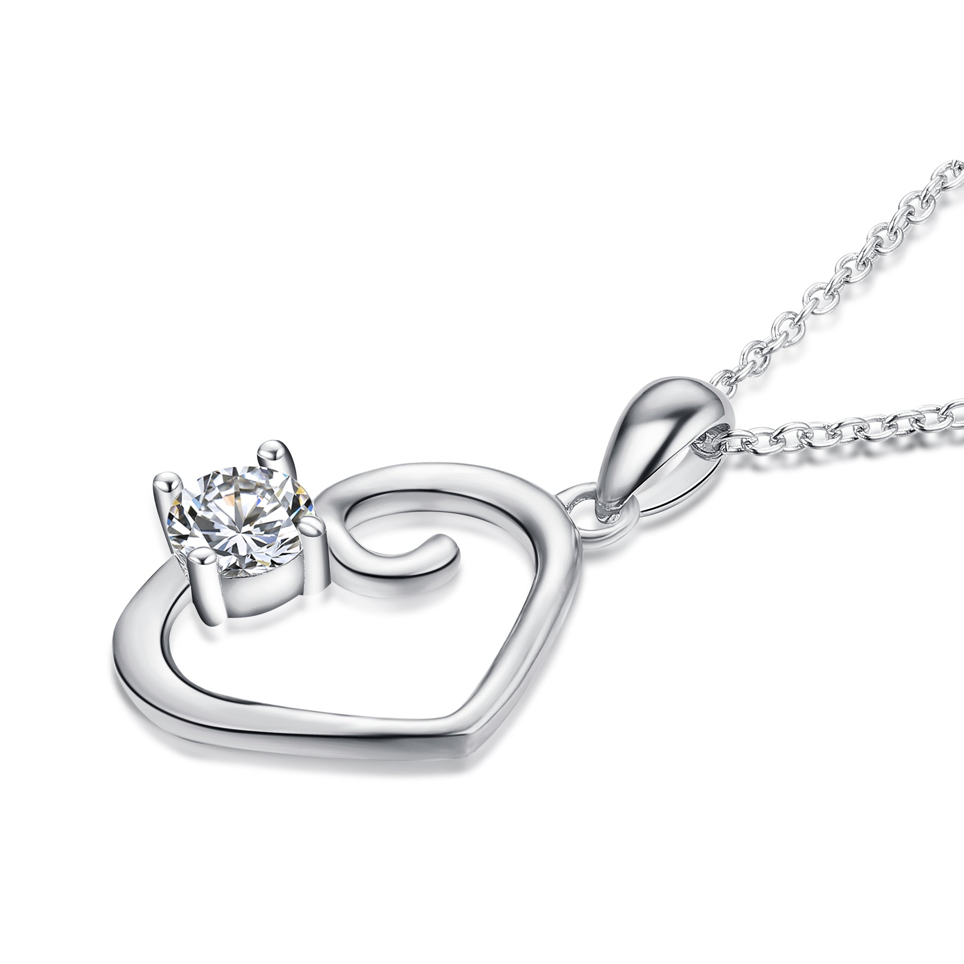 Heart 925 Silver Necklace