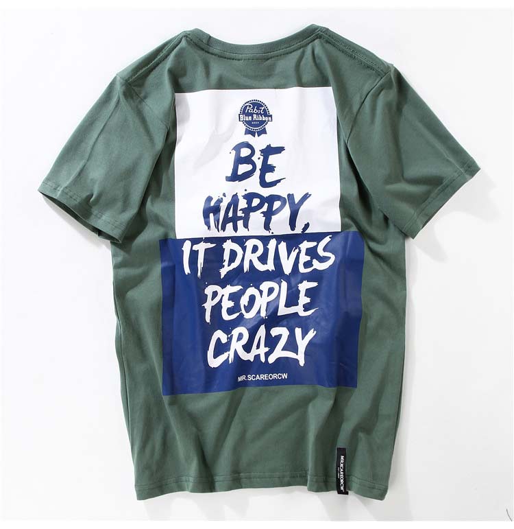 Men's casual cotton  T-shirt