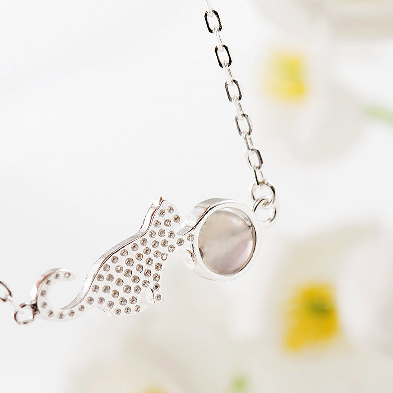 S925 Cat Silver Bracelet