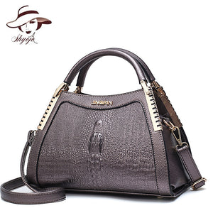 Extrem Alligator crocodile  Leather Handbag