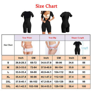 Slimming Body Shapers Zipper Plus Size