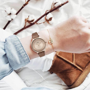 Reloj Mujer Luxury Leather Watch