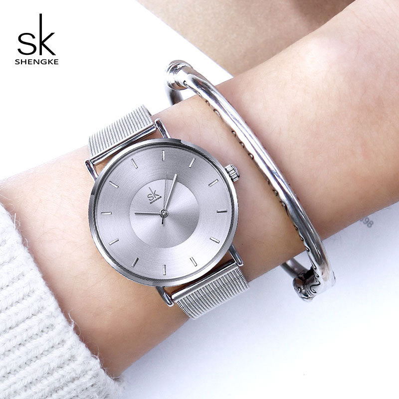 Luxury Stainless Steel Bracelet Watches Set