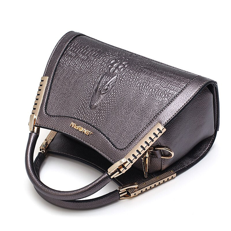 Extrem Alligator crocodile  Leather Handbag