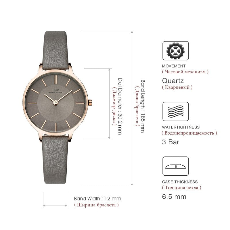 Reloj Mujer Luxury Leather Watch