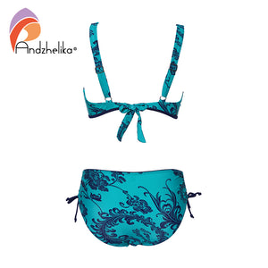 Plus Size Swimwear Print Bikinis