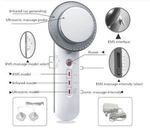 Facial Cleanser Infrared Slimming Massager