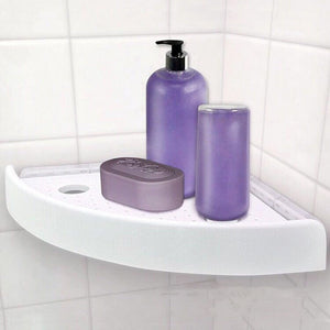 Snap Up Bathroom Shelf Organizer!