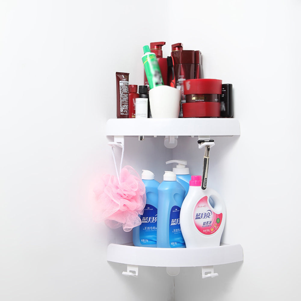 Snap Up Bathroom Shelf Organizer!