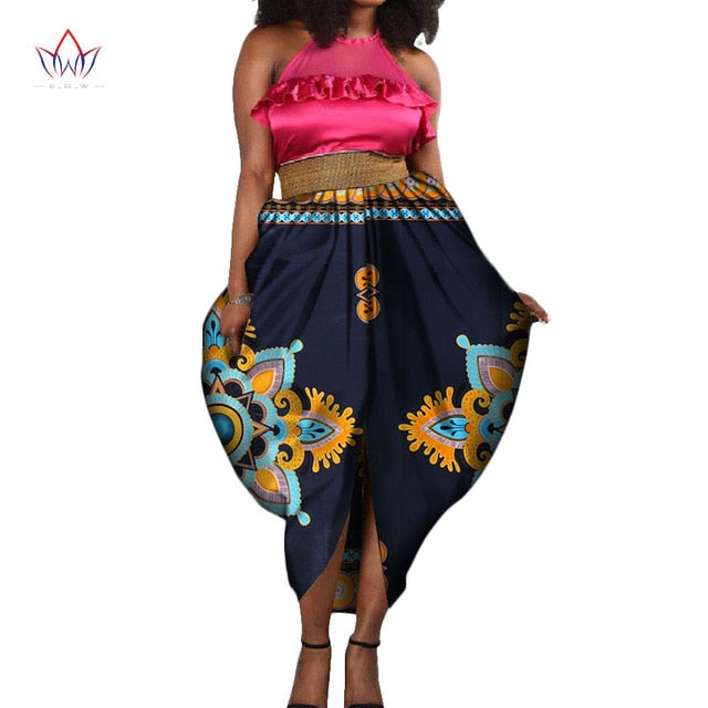 Sexy Fashion Skirt Pattern Casual, Wax Cotton