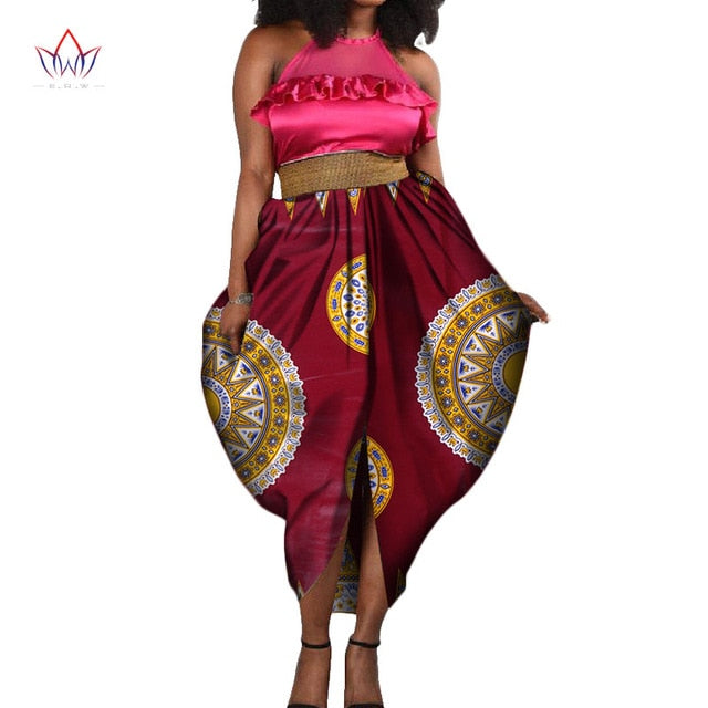 Sexy Fashion Skirt Pattern Casual, Wax Cotton