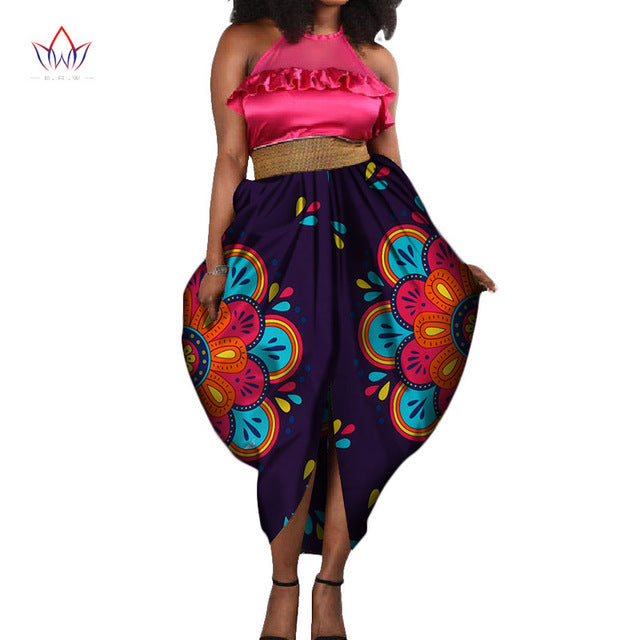 Sexy Fashion Skirt Pattern Casual, Wax Cotton