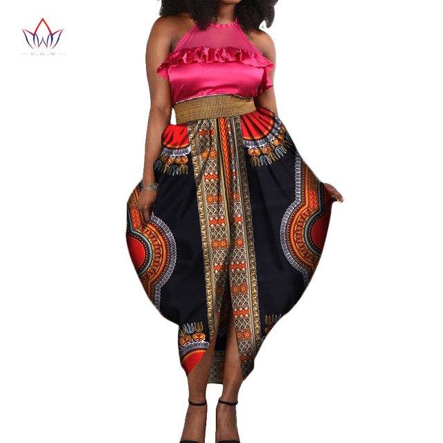 Sexy Fashion Skirt Pattern Casual, Wax Cotton